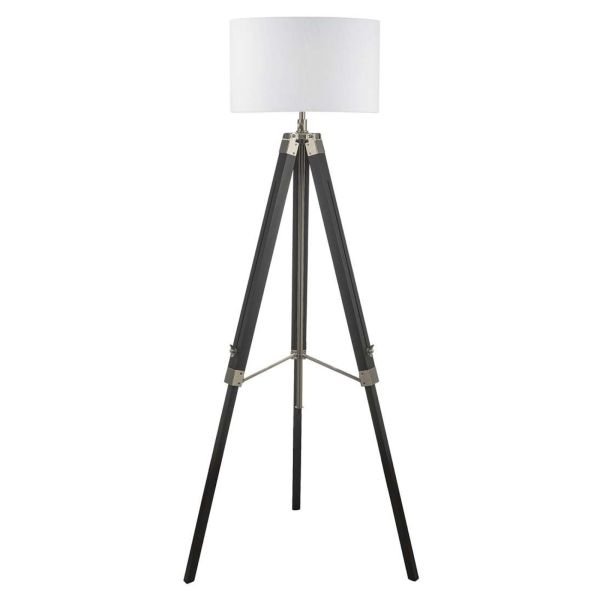 Торшер Dar Lighting EAS4922 + INN1715 Innsbruck Easel Tripod Floor Lamp Black