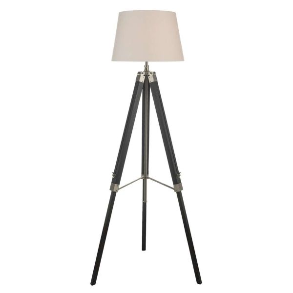 Lampa podłogowa Dar Lighting EAS4922 + S1099 Easel Tripod Floor Lamp Black