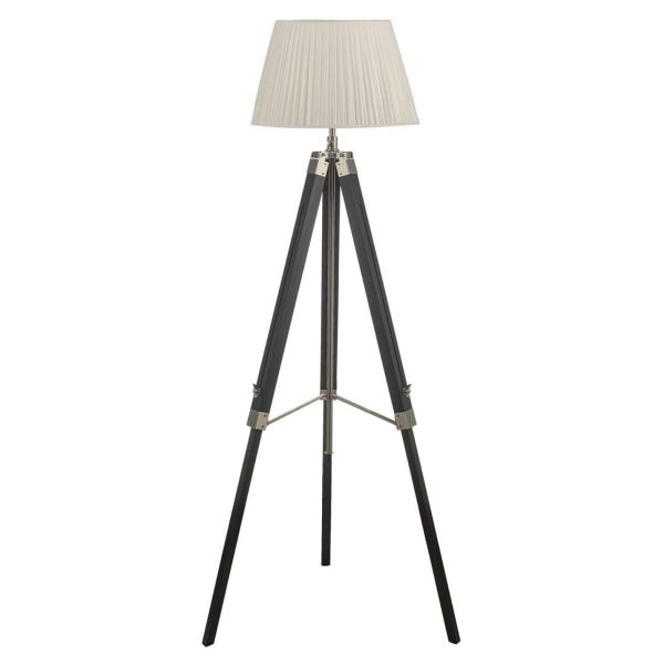 Lampa podłogowa Dar Lighting EAS4922 + ULY1815 Ulyana Easel Tripod Floor Lamp Black