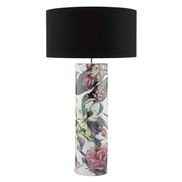 Настільна лампа Dar Lighting ELA4203 + SWO1622 Sword Elana Table Lamp Tropical Print Ceramic