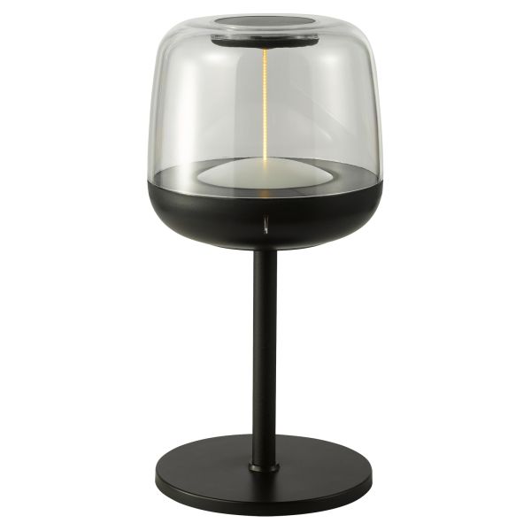 Настільна лампа Dar Lighting EZE4222 Ezera Rechargeable Outdoor Table Lamp Black LED IP44