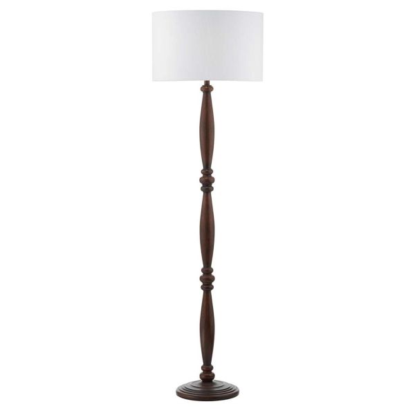 Торшер Dar Lighting HAY4947 + INN1715 Innsbruck Hayward Floor Lamp Dark Wood