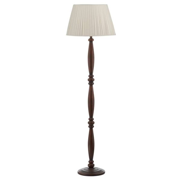 Торшер Dar Lighting HAY4947 + ULY1815 Ulyana Hayward Floor Lamp Dark Wood