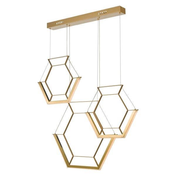 Lampa wisząca Dar Lighting HEX0335 Hexagon