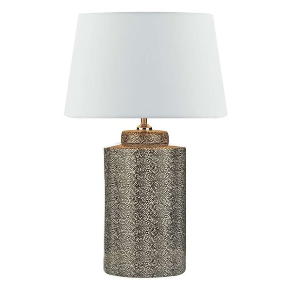 Lampa stołowa Dar Lighting IGO4239 + CEZ162 Cezanne Igor Table Lamp Grey Shagreen