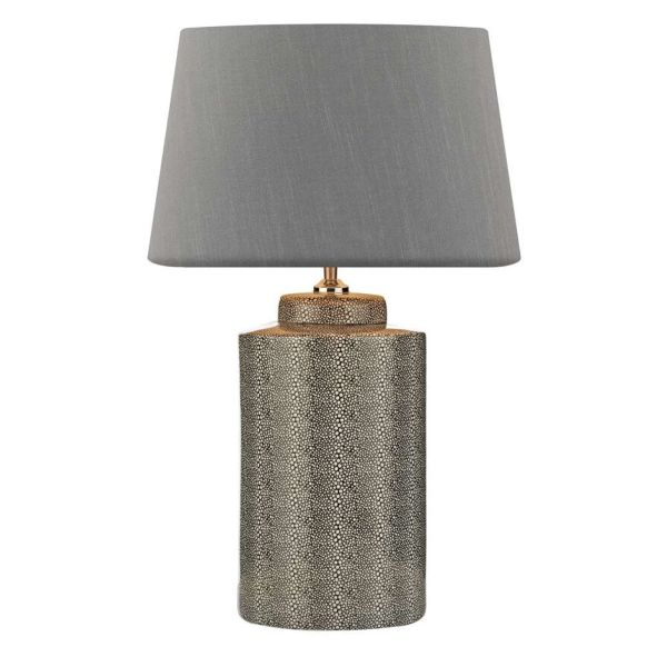 Lampa stołowa Dar Lighting IGO4239 + CEZ1639 Cezanne Igor Table Lamp Grey Shagreen