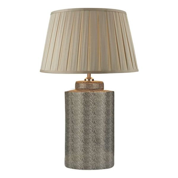 Настільна лампа Dar Lighting IGO4239 + DEG1629 Degas Igor Table Lamp Grey Shagreen