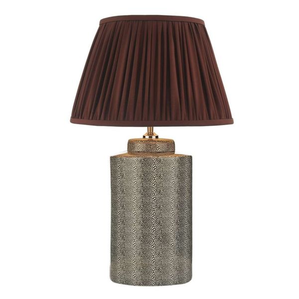 Lampa stołowa Dar Lighting IGO4239 + ULY1658 Ulyana Igor Table Lamp Grey Shagreen