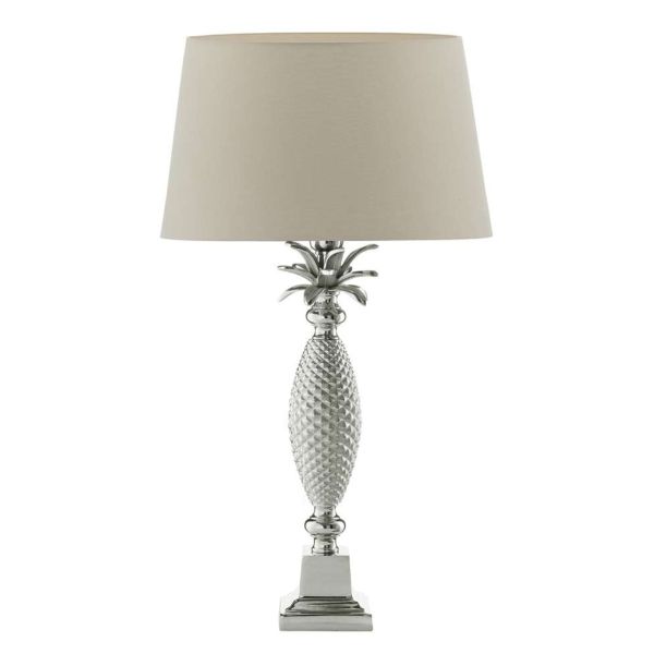 Lampa stołowa Dar Lighting JOL4338 + CEZ1429 Cezanne Jolson Table Lamp Nickel