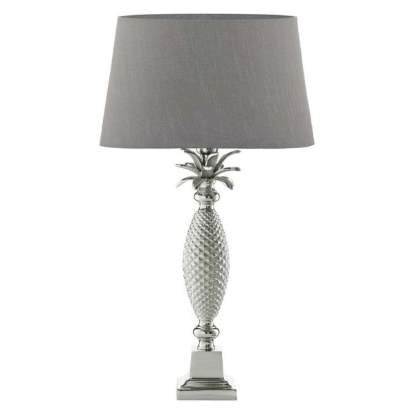 Lampa stołowa Dar Lighting JOL4338 + CEZ1439 Cezanne Jolson Table Lamp Nickel