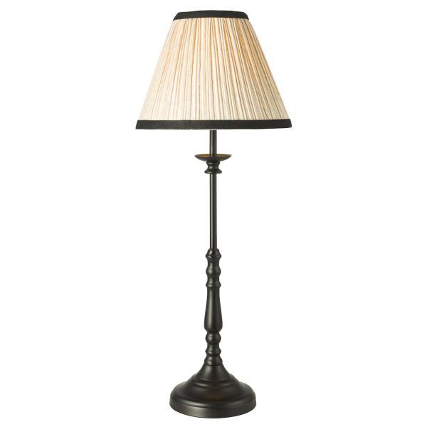 Настільна лампа Dar Lighting JUD4122 Judy Table Lamp Satin Black With Shade