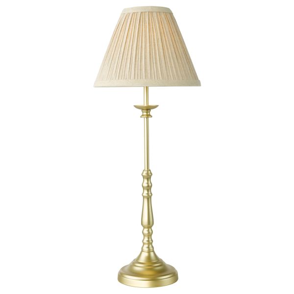 Настільна лампа Dar Lighting JUD4135 Judy Table Lamp Satin Gold With Shade
