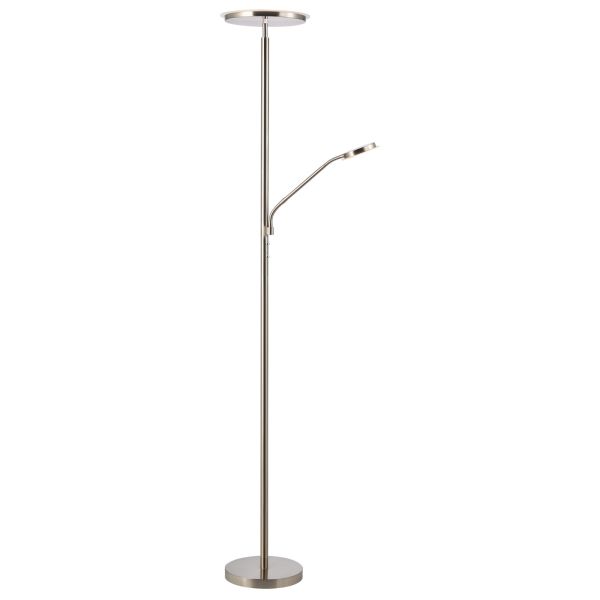 Lampa podłogowa Dar Lighting KAM4946 Kamika Mother & Child Floor Lamp Satin Chrome LED