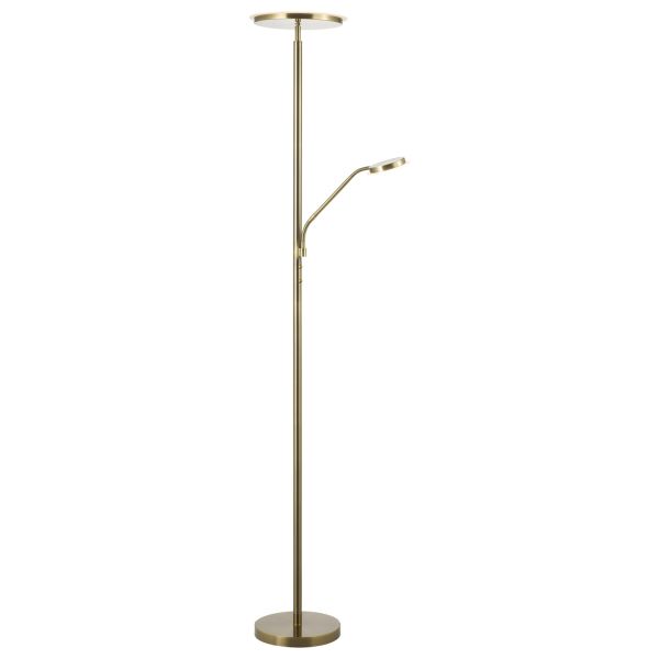 Lampa podłogowa Dar Lighting KAM4975 Kamika Mother & Child Floor Lamp Antique Brass LED
