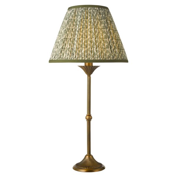 Настільна лампа Dar Lighting LYD4263-EST1024 Lydian Table Lamp Antique Bronze With Shade