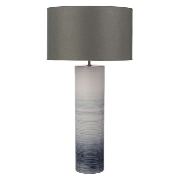 Настільна лампа Dar Lighting NAZ4221 + BOK4232RS-X Bokara Nazare Table Lamp Black-White Ceramic