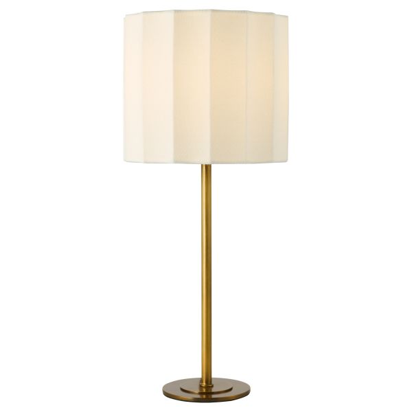 Lampa stołowa Dar Lighting NOU4263 Noura Table Lamp Antique Bronze and Ivory With Shade