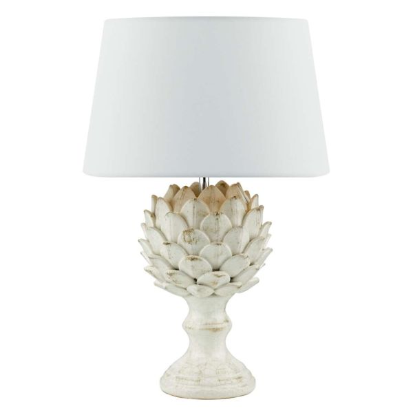 Lampa stołowa Dar Lighting ORR4233 + CEZ162 Cezanne Orris Table Lamp Antique Cream