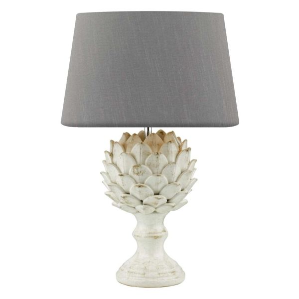 Lampa stołowa Dar Lighting ORR4233 + CEZ1639 Cezanne Orris Table Lamp Antique Cream