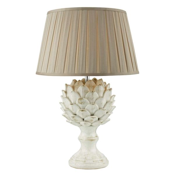 Lampa stołowa Dar Lighting ORR4233 + DEG1629 Degas Orris Table Lamp Antique Cream