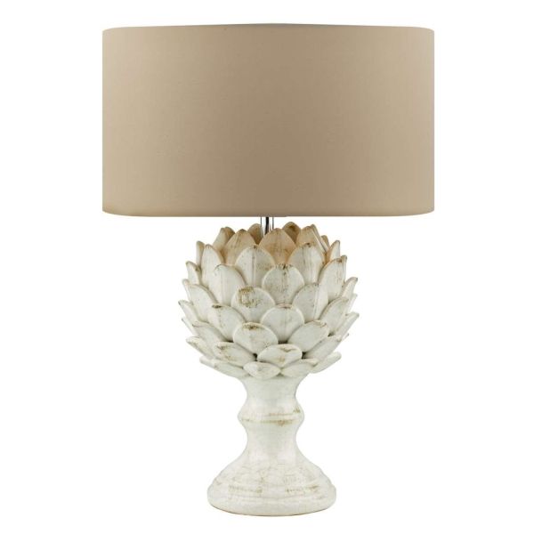 Настільна лампа Dar Lighting ORR4233 + HIL1629 Hilda Orris Table Lamp Antique Cream