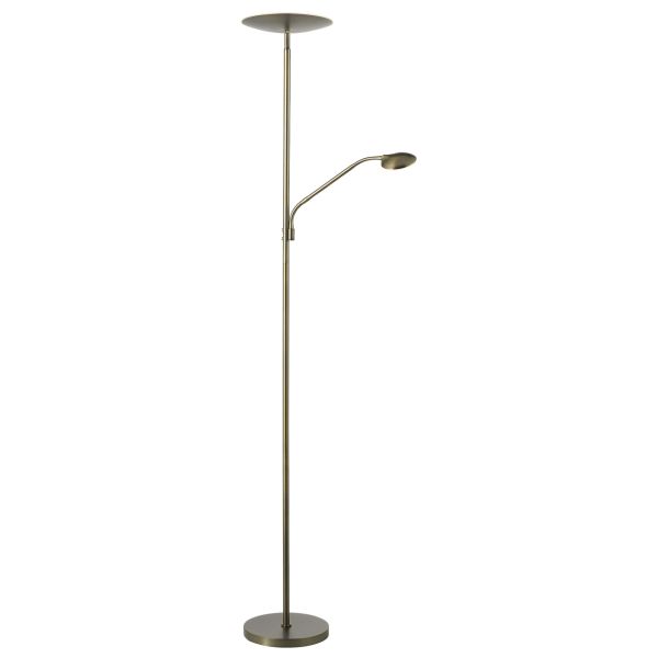 Lampa podłogowa Dar Lighting OSB4963 Osbert Mother & Child Floor Lamp Satin Bronze LED