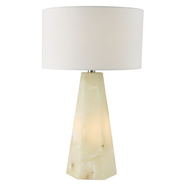 Lampa stołowa Dar Lighting PAG4234-PYR142 Paget Table Lamp White With Shade