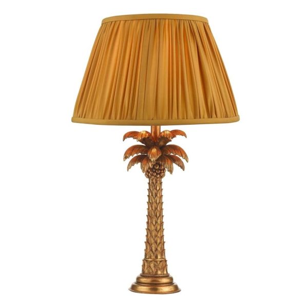 Настільна лампа Dar Lighting PAL4235-X + ULY1626 Ulyana Palm Table Lamp Gold