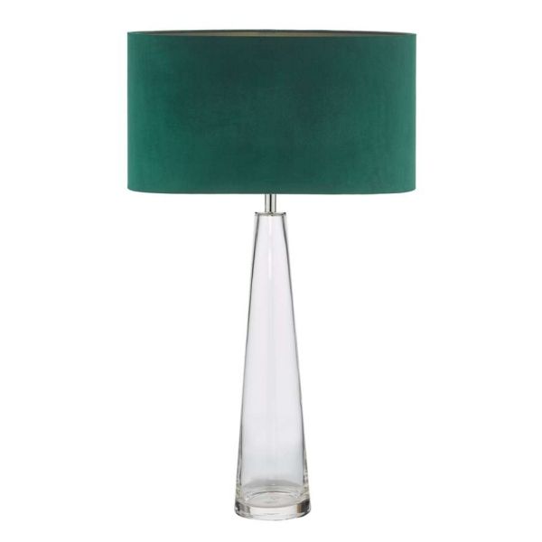 Настільна лампа Dar Lighting SAM4208 + AKA6524 Akavia Samara Table Lamp Clear Glass