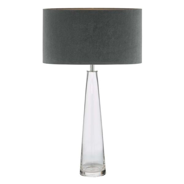 Настільна лампа Dar Lighting SAM4208 + AKA6539 Akavia Samara Table Lamp Clear Glass