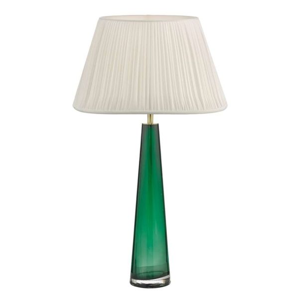 Lampa stołowa Dar Lighting SAM4224 + ULY1415 Ulyana Samara Table Lamp Green Glass