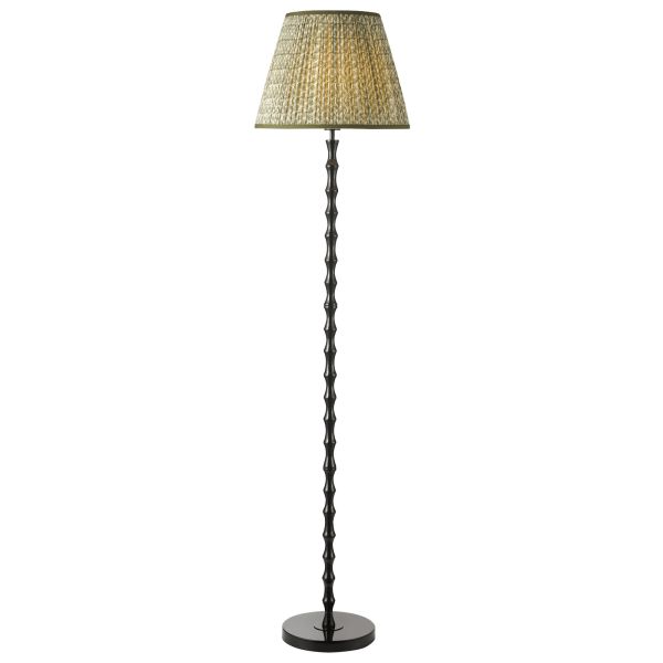 Lampa podłogowa Dar Lighting SIY4922-EST1624 Siyanda Floor Lamp Black With Shade