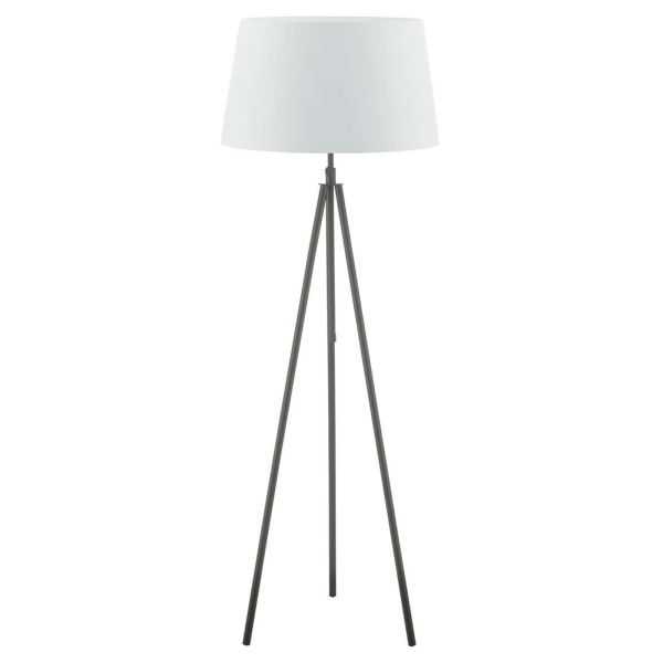 Lampa podłogowa Dar Lighting SKA4922 + CEZ182 Cezanne Skate Tripod Floor Lamp Matt Black