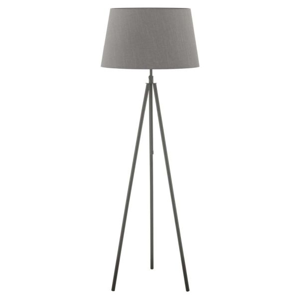 Торшер Dar Lighting SKA4922 + CEZ1839 Cezanne Skate Tripod Floor Lamp Matt Black