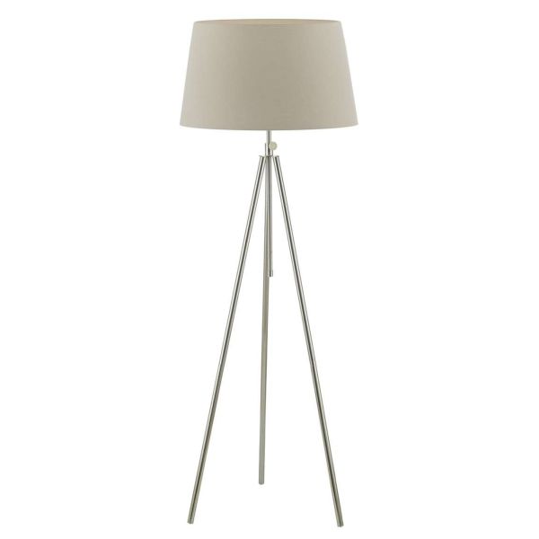 Lampa podłogowa Dar Lighting SKA4950 + CEZ1829 Cezanne Skate Tripod Floor Lamp Polished Chrome