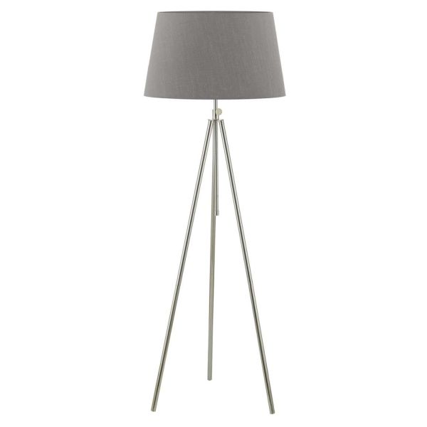 Lampa podłogowa Dar Lighting SKA4950 + CEZ1839 Cezanne Skate Tripod Floor Lamp Polished Chrome