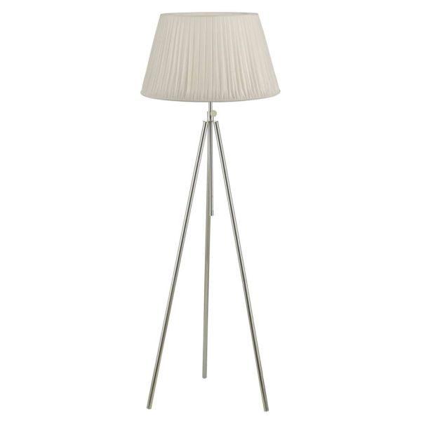 Lampa podłogowa Dar Lighting SKA4950 + ULY1815 Ulyana Skate Tripod Floor Lamp Polished Chrome