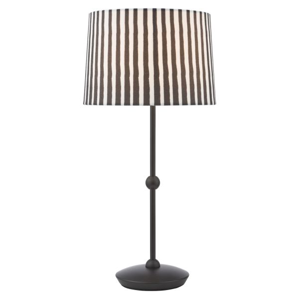 Lampa stołowa Dar Lighting SOS4222 Sosa Table Lamp Matt Black With Shade