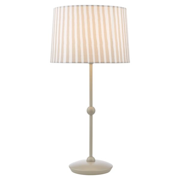 Lampa stołowa Dar Lighting SOS4229 Sosa Table Lamp Matt Taupe With Shade