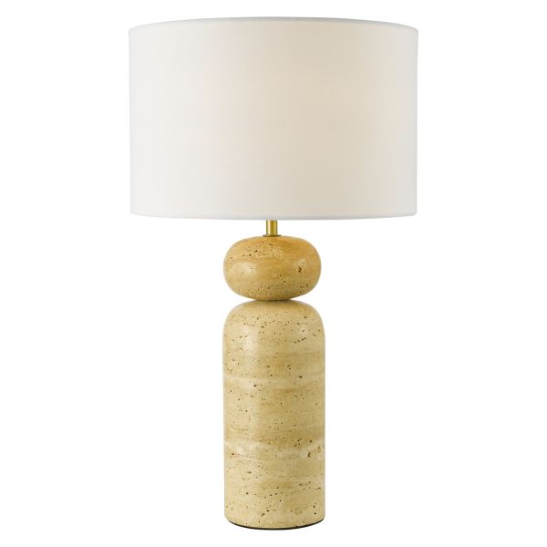 Lampa stołowa Dar Lighting SOY4229-PYR142 Soyala Table Lamp Brown With Shade