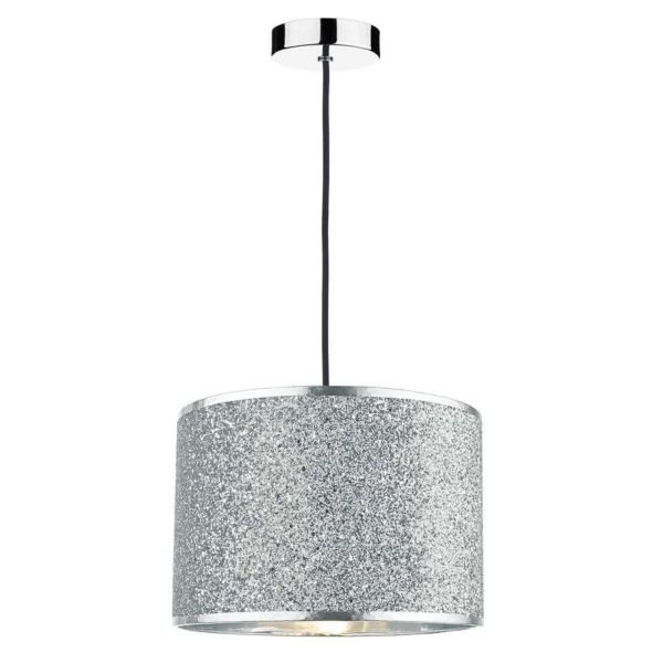 Підвісний світильник Dar Lighting SP62 + BIS6532 Bistro 1 Light E27 Suspension Polished Chrome