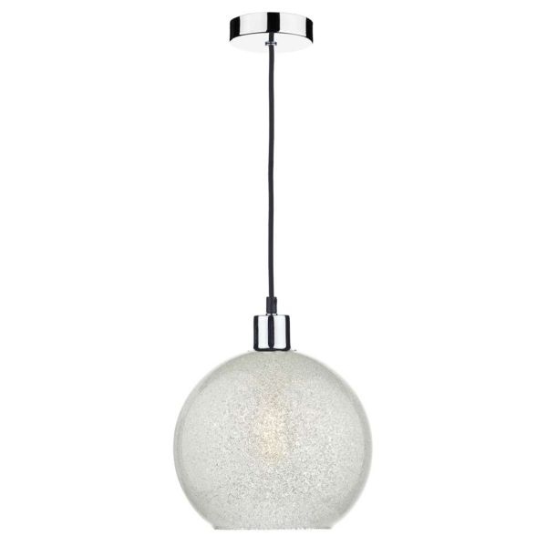 Підвісний світильник Dar Lighting SP62 + JAN652 Janna 1 Light E27 Suspension Polished Chrome