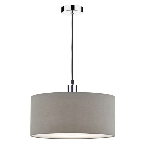 Підвісний світильник Dar Lighting SP62 + RON6539 Ronda 1 Light E27 Suspension Polished Chrome