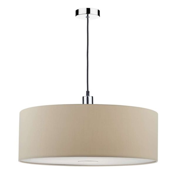 Підвісний світильник Dar Lighting SP62 + RON8629 Ronda 1 Light E27 Suspension Polished Chrome