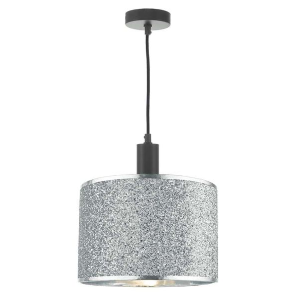 Lampa wisząca Dar Lighting SP6522 + BIS6532 Bistro 1 Light E27 Suspension Matt Black And Bronze