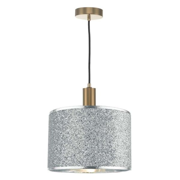 Lampa wisząca Dar Lighting SP6563 + BIS6532 Bistro 1 Light Suspension Bronze