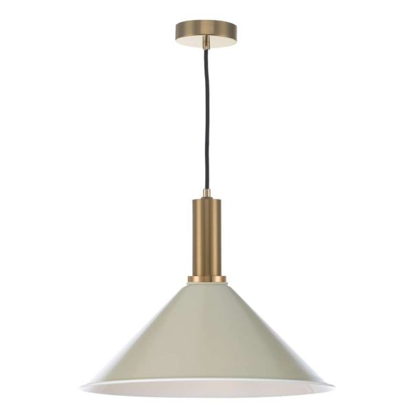 Lampa wisząca Dar Lighting SP6563 + KIN6501 Kinsley 1 Light Suspension Bronze