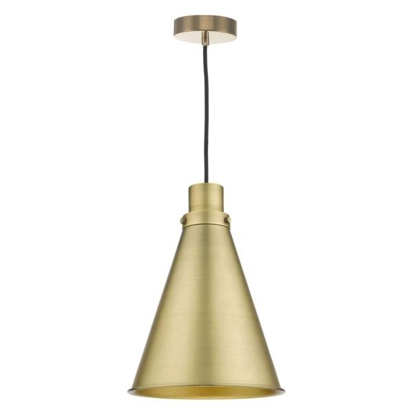 Підвісний світильник Dar Lighting SP6563 + POT8642 Potter 1 Light Suspension Bronze