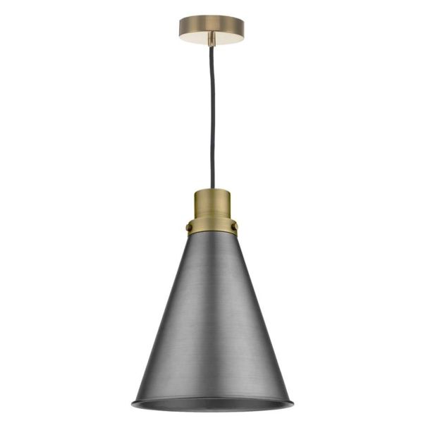 Підвісний світильник Dar Lighting SP6563 + POT8661 Potter 1 Light Suspension Bronze