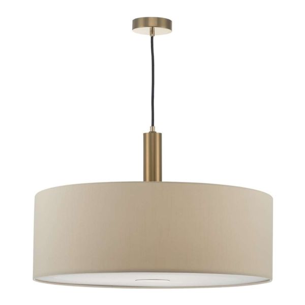 Підвісний світильник Dar Lighting SP6563 + RON8629 Ronda 1 Light Suspension Bronze